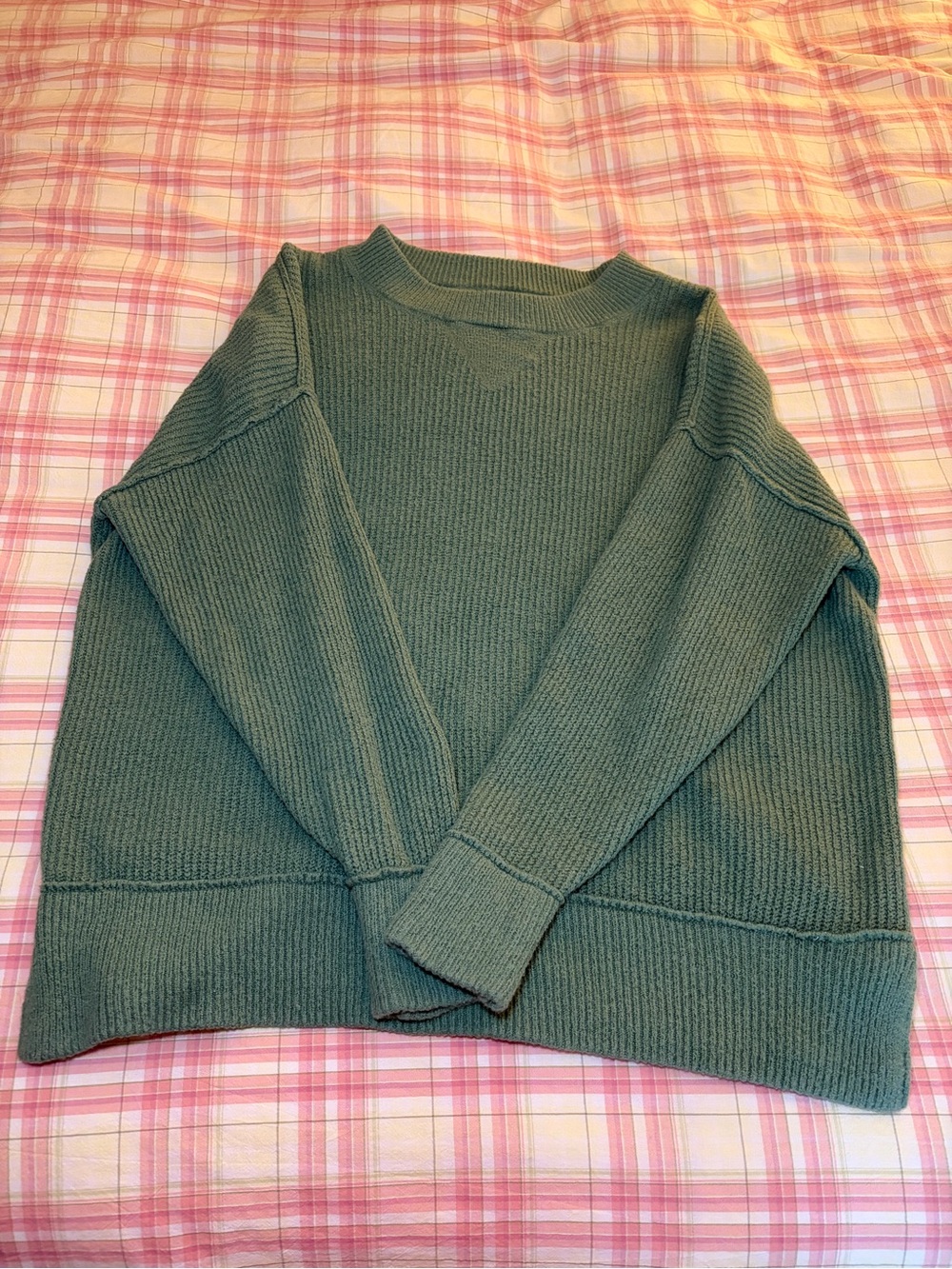 Aerie Oversized Green Sweater